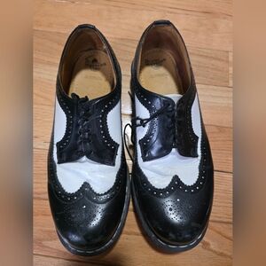 Dr. Martens Black and White Oxfords